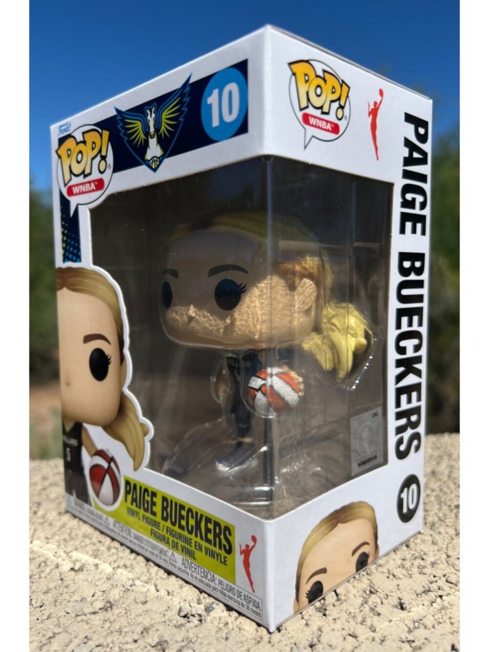 Funko Pop WNBA - Dallas Wings - Paige Bueckers (#10, NEW)